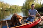 Hund im Boot